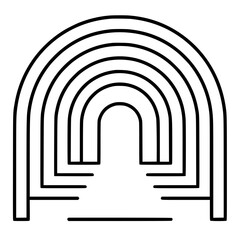 Tunnel Single Icon