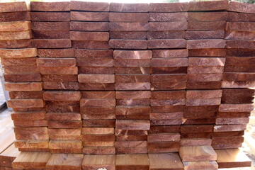 The texture of wood and wood products.