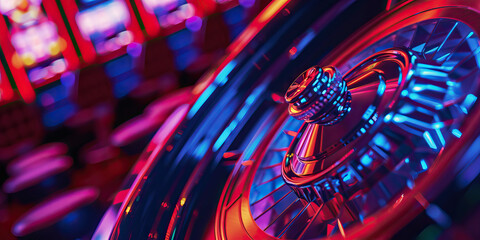 The hypnotic spin of a slot machine, a siren song for those lost in addiction