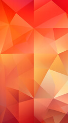 Obraz premium Geometric Abstract Image Pattern Background, Triangular Patterns in Warm Colors Like Orange, Texture, Wallpaper, Background, Cell Phone Cover and Screen, Smartphone, Computer, Laptop, 9:16 Format - PN