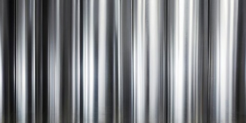 Obraz premium gently blurred image of a brushed metal wall, ideal for industrial designs, tech projects, or adding a sleek, contemporary feel to visuals