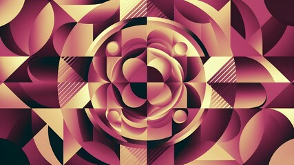 Fototapeta premium Contemporary Geometry Artwork Background