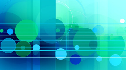 Geometric Abstract Image Pattern Background, Grid Lines and Circles in Shades, Texture, Wallpaper, Background, Cell Phone Cover and Screen, Smartphone, Computer, Laptop, 16:9 Format - PNG