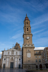 The Cathedral of the Savior or La Seo Cathedral is a Catholic cathedral in Zaragoza, Aragon, Spain. It is part of the World Heritage Site Mudéjar Architecture.