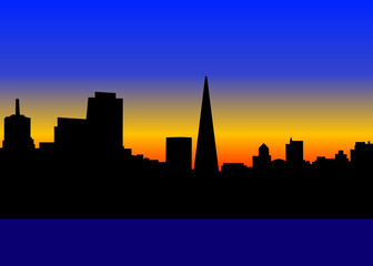 Fototapeta premium Skyline