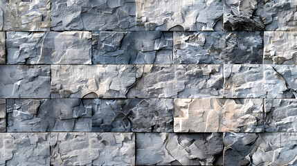 Fototapeta premium a background featuring a stone tile pattern, square shape, black and white or green