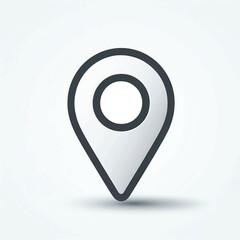 Map location icon vector