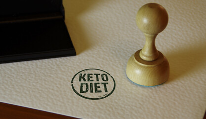 Keto diet stamp and stamping