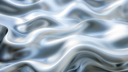 Obraz premium abstract silver liquid metalic background .