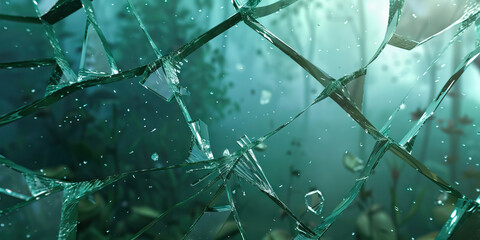 Fractured Reflections: Broken mirrors reflect distorted images of a once-beloved self, haunting reminders of what was lost in the pursuit of oblivion