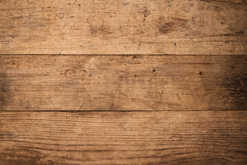 Vintage Dark Wooden Texture Background, Top View Teak Paneling