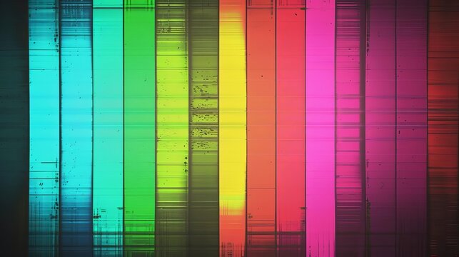 colorful television test pattern stripes retro tv signal bars full hd background