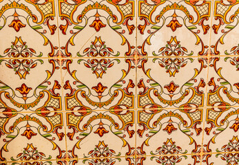  background of ceramic  in spanish traditional style