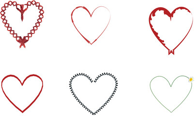 heart svg ,shape bungle outline clipart valentine's day graphic circuit vector instant digital download heart cut file eps