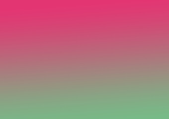 Green - pink horizontal gradient background. Background for design, print and graphic resources.  Blank space for inserting text.