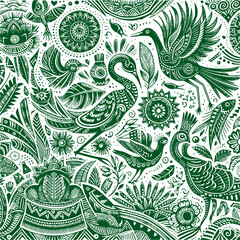 bird decorative pattern (artwork 2)