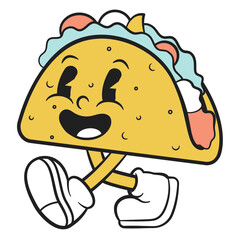 Street Food Mascot Illustration