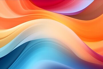 Abstract Background with Colorful Gradients and Movement