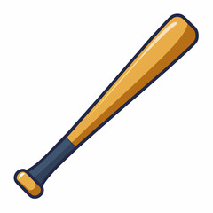 Baseball Bat Vector Illustration Icon