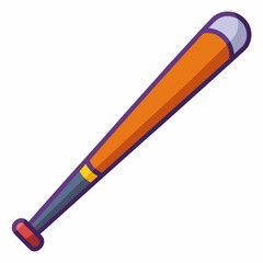 Baseball Bat Vector Illustration Icon