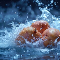 Photo of a fresh potato