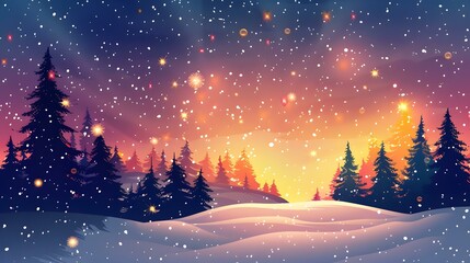 Fototapeta premium Snowy Landscape
