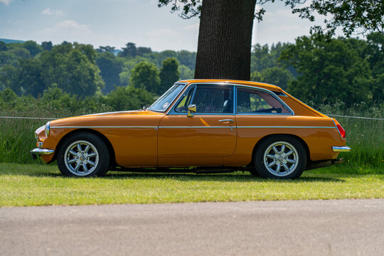MG MGB GT Sports Car at Bowood House