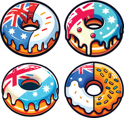 National New Zealand Donut Day vector design