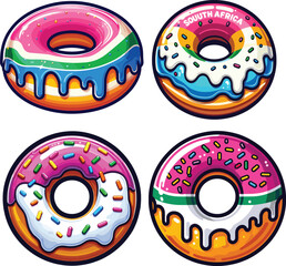 South Africa National Donut Day vector design