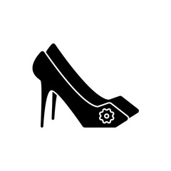 heels concept line icon. Simple element illustration. heels concept outline symbol design.