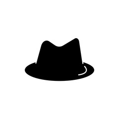 hat concept line icon. Simple element illustration. hat concept outline symbol design.