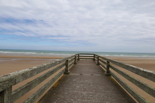 Ohama Beach Pontoon, Normandy, France