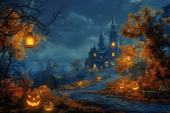 Spooky Halloween Night