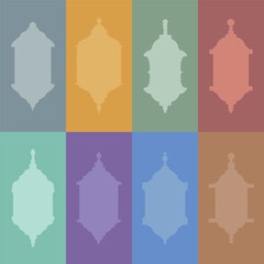 Islamic traditional lantern or lamp frame.