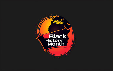 Fototapeta premium Concise logo featuring Africa map and 