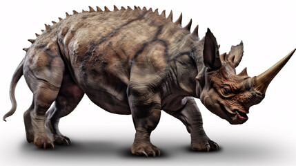 Fototapeta premium dinosaur isolated on white