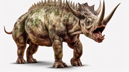 dinosaur isolated on white