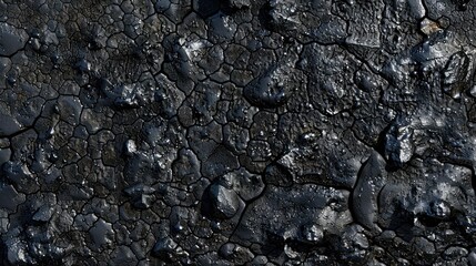 Black abstract lava stone texture background
