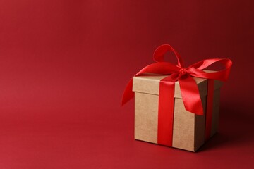 Obraz premium red gift box