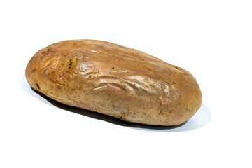 baked potato in isolated background 