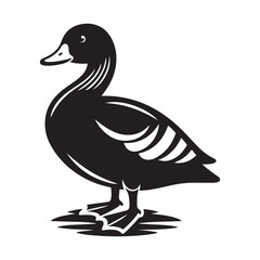 Duck vector silhouette