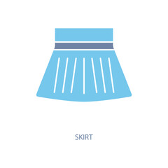 skirt concept line icon. Simple element illustration. skirt concept outline symbol design.