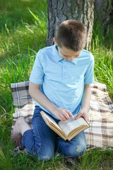 child boy  read  Holy bible