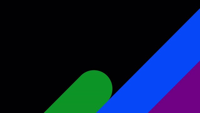 Rainbow diagonal line transition motion graphic with alpha channel. Colorful lines transition animated on transparent background. Red, orange, yellow, green, blue, purple, pride month, wave, stripe.