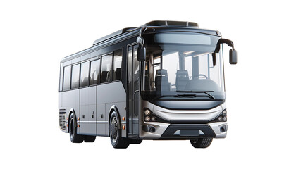 Bus isolated  on the transparent background.