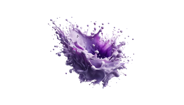  pink splash isolated  on the transparent background. - Powered by Adobe