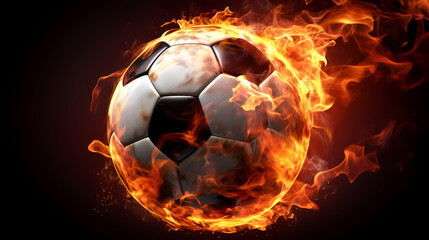 Football with fire