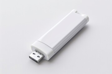 Computer Drive. Foldable USB Flash Drive isolated on white background