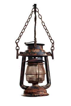 old oil lamp