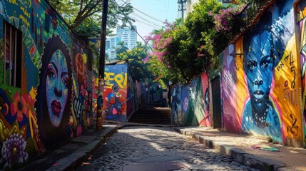 graffiti on the wall